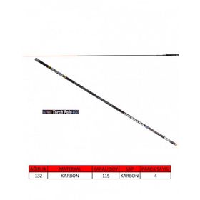 Captain 1090 400 cm Torch Pole 40T Karbon Göl Kamışı
