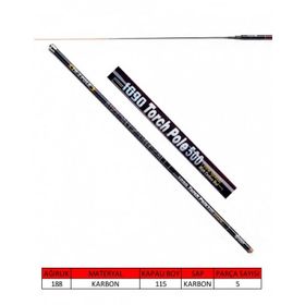 Captain 1090 500 cm Torch Pole 40T Karbon Göl Kamışı