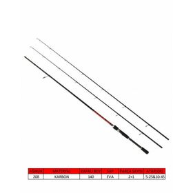 Captain 1446 5 25 ve 10 45 GR 270 CM 2 Farklı Atar Çift Uçlu Multi Spin Kamış