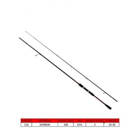 Captain 1447 10 30 gr Atar 240 cm Sea Bass Game 2 Parça Spin Kamış