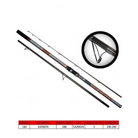 Captain 1453 100-200 gr 420 cm 3 Parça Stınger Kamış