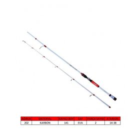 Captain 1460 14-38 gr Atar Tetra Spin 270 cm 2 Parça Spin Kamış