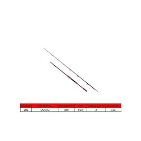 Captain 1498 150 gr Atar Shirasu Boat 2 Parça Solid Tekne Kamışı