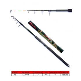 Captain 1500 100-200 gr 170 cm Camelon Kamış