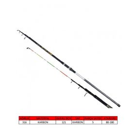 Captain 1525 80 180 gr Atar 350 cm Cast Strong Tele Surf Kamış
