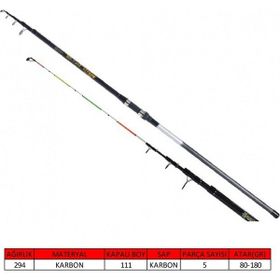 Captain 1525 80 180 gr Atar 425 cm Cast Strong Tele Surf Kamış
