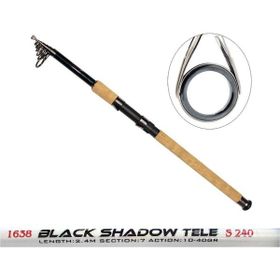 Captain 1638 10 40 gr 240 cm Atar Black Shadow Tele Spin Kamış