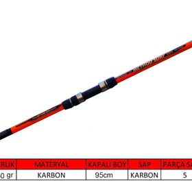 Captain 1696 100-200 gr Atar Method 390 cm Tele Surf Kamış