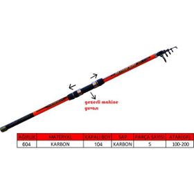 Captain 1696 Method 450 cm 100-200 gr Atar Tele Surf Kamış