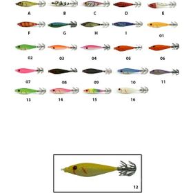 Captain 3007 6 cm 12 Metsuki Squid Kalamar Zokası