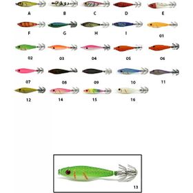 Captain 3007 6 cm 13 Metsuki Squid Kalamar Zokası