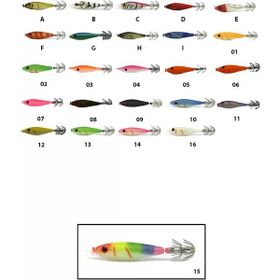 Captain 3007 6 cm 15 Metsuki Squid Kalamar Zokası