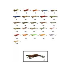 Captain 3014 Crazy Squid 121 Size 3.5 12 cm Kalamar Zokası