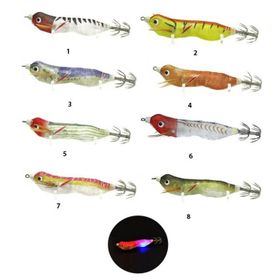 Captain 3016 8 cm Fukado Squid Işıklı Kalamar Zokası