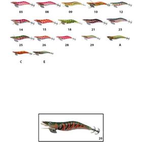Captain 3023 20 Japannes Squid Size 3.0 11 cm Kalamar Zokası