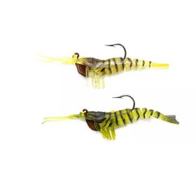 Captain 3048 Magic Shrimp 2'li Set 3D Silikon Karides 50 mm 3.7 gr Suni Yem