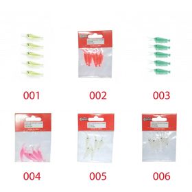 Captain 3050 001 5'li Paket Silikon Karides 4 cm Suni Yem
