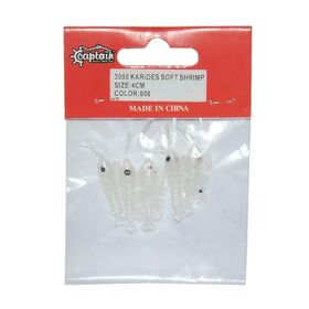 Captain 3050 006 5'li Paket Silikon Karides 4 cm Suni Yem