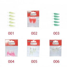 Captain 3050 006 5'li Paket Silikon Karides 4 cm Suni Yem