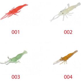 Captain 3054 003 5'li Paket Silikon Karides 7.5 cm Suni Yem