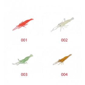Captain 3054 7.5 cm 5'li Pk Color:001 Soft Shrımp Karides yem