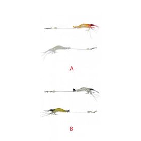 Captain 3063 Set A 2'li Silikon Karides Takım 10 cm Suni Yem