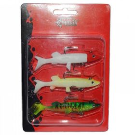 Captain 3068 10 cm Pluse Soft Turna Silikonu 3'lü Mix Set Suni Yem