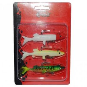 Captain 3068 12 cm Pluse Soft Turna Silikonu 3'lü Mix Set Suni Yem