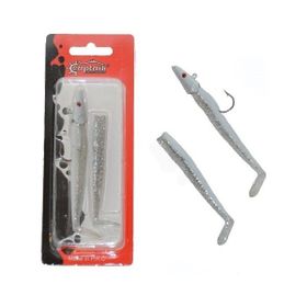 Captain 3071 5 Ultimate Sardine 12 cm Levrek Silikonu 2'li Suni Yem