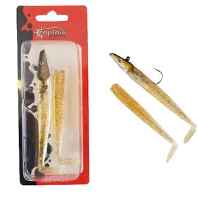 Captain 3071 9 Ultimate Sardine 12 cm Levrek Silikonu 2'li Suni Yem