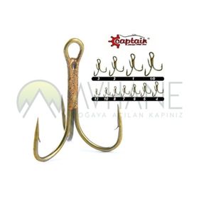 Captain 334 100'lü No:12 Bronz Üçlü İğne