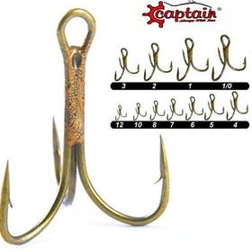 Captain 334 100'lü No:4 Bronz Üçlü İğne