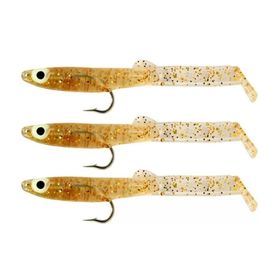 Captain 3525 E13 Glow 3'lü Paket Eel Fish 7.5 cm Silikon Zargana Suni Yem