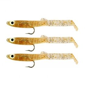 Captain 3525 E13 Glow 3'lü Paket Eel Fish 7.5 cm Silikon Zargana Suni Yem