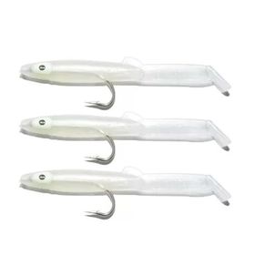 Captain 3526 E01 Yellow 3'lü Paket Eel Fish 5 cm Silikon Zargana Suni Yem