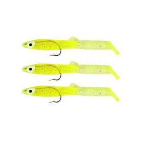 Captain 3526 E01 Yellow 3'lü Paket Eel Fish 5 cm Silikon Zargana Suni Yem