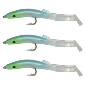 Captain 3526 E01 Yellow 3'lü Paket Eel Fish 5 cm Silikon Zargana Suni Yem