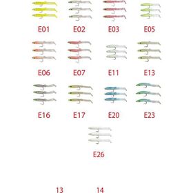 Captain 3526 Eel Fish 5 cm 3'lü Paket Silikon Zargana Suni Yem