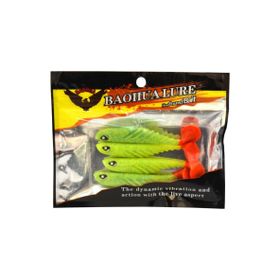 Captain 3557 Viper Soft 8.5 cm Levrek Silikonu 4'lü Silikon Yem