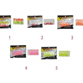 Captain 3558 2 Hyper Soft 4.5 cm Levrek Silikonu 10'lu Paket Suni Yem
