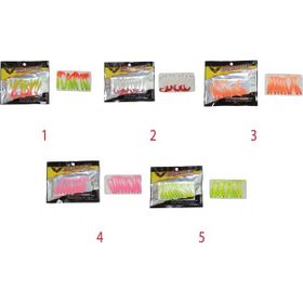 Captain 3558 2 Hyper Soft 4.5 cm Levrek Silikonu 10'lu Paket Suni Yem