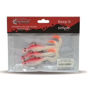 Captain 3559 10 cm 3'lü Pk Color:2 Pencıl Soft Yem