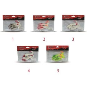 Captain 3559 1069 FD Pencil Soft 10 cm Levrek Silikonu 3'lü Suni Balık