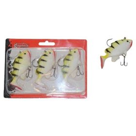Captain 3563 Orient Soft 9 cm 4 Levrek Silikonu 3'lü Suni Balık