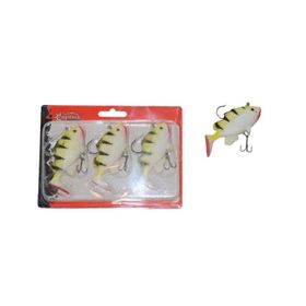 Captain 3563 Orient Soft 9 cm Levrek Silikonu 3'lü Set Suni Balık