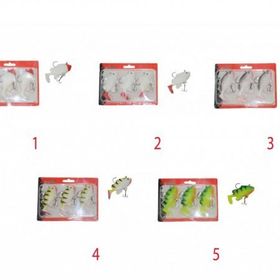 Captain 3563 Orient Soft 9 cm Levrek Silikonu 3'lü Set Suni Balık