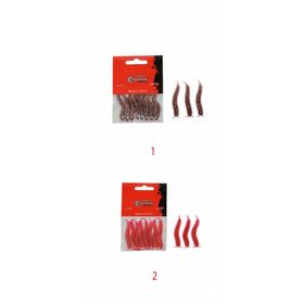 Captain 3564 8'li Set Ajibishi Silk Worm 5.5 cm LRF Silikon Yem