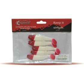 Captain 3569 Style Soft 8 cm Levrek Silikonu 1 Adet Suni Yem