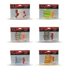 Captain 3569 Style Soft 8 cm Levrek Silikonu 1 Adet Suni Yem