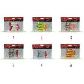Captain 3569 Style Soft 8 cm Levrek Silikonu 1 Adet Suni Yem